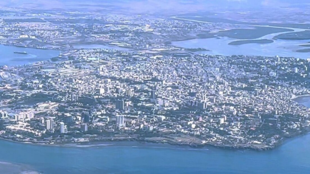 Aerial View of Mombasa