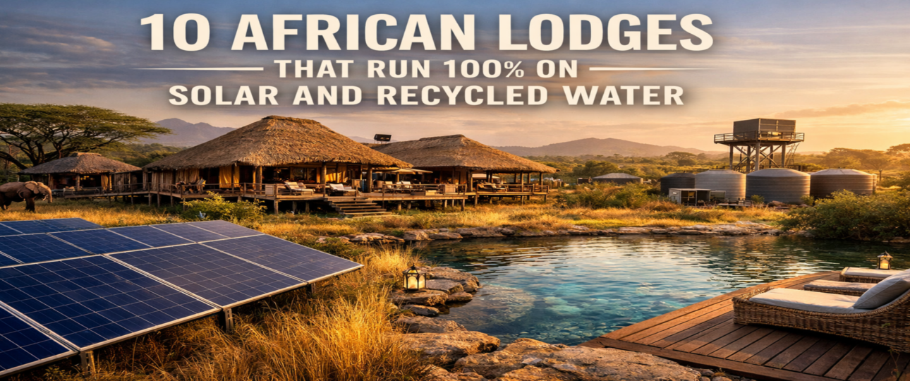 10 African Lodges That Run 100% on Solar and Recycled Water